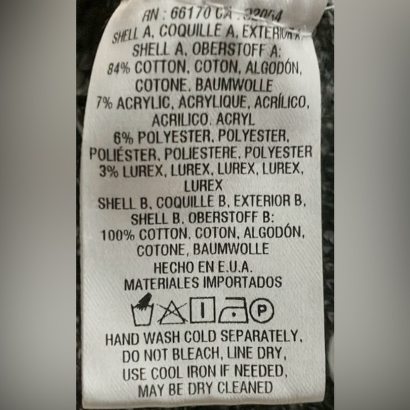 ANTHROPOLOGIE Cartonnier Cotton Tweed Jacket with Gold Metallic Threads size S - Picture 11 of 11